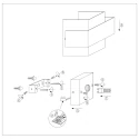 Steinhauer wall luminaire MURO 1-fold, square, direct / indirect G9 IP20, black matt dimmable