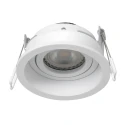 recessed luminaire PÉLITE SPOT round, rigid, set back GU10 IP20, white matt dimmable