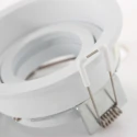 Steinhauer recessed luminaire PÉLITE SPOT round, rigid, set back GU10 IP20, white matt dimmable