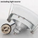 Steinhauer recessed luminaire PÉLITE SPOT round, rigid, set back GU10 IP20, white matt dimmable