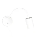 Mexlite wall luminaire UPROUND 1 flame GU10 IP20, white 