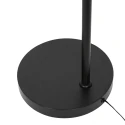 Steinhauer floor lamp DAPHNE 1 flame IP20, black dimmable