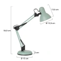 Mexlite table lamp STUDY tiltable E27 IP20, green