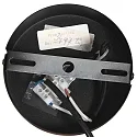 Steinhauer pendant luminaire BOLLIQUE round E27 IP20, black dimmable