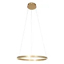 pendant luminaire RINGLUX LED IP20, gold dimmable