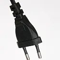 Mexlite wall luminaire UPROUND 1 flame GU10 IP20, black 