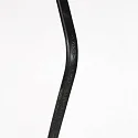 Mexlite wall luminaire UPROUND 1 flame GU10 IP20, black 