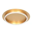 Steinhauer ceiling luminaire RINGLUX 1 flame IP20, gold dimmable