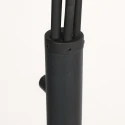Steinhauer floor lamp BAMBUS 5 flames E14 IP20, wood, black dimmable