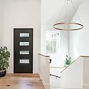 pendant luminaire RINGLUX up / down IP20, gold dimmable