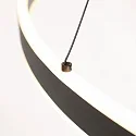 Steinhauer pendant luminaire RINGLUX up / down IP20, black dimmable