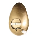 anne light & home wall luminaire BRASS 1 flame E27 IP20, bronze dimmable