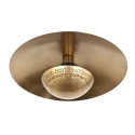 anne light & home ceiling luminaire BRASS 1 flame E27 IP20, bronze dimmable