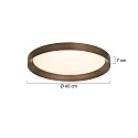 Steinhauer ceiling luminaire FLADY IP20, dimmable