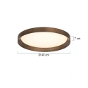 Steinhauer ceiling luminaire FLADY IP20, dimmable