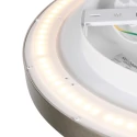 Steinhauer ceiling luminaire FLADY 2 flames IP20, steel dimmable
