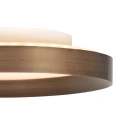 Steinhauer ceiling luminaire FLADY 2 flames IP20, bronze dimmable