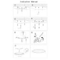 Steinhauer ceiling luminaire FLADY 2 flames IP20, white dimmable