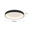 ceiling luminaire RINGLEDE IP20, gold dimmable