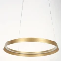 Steinhauer pendant luminaire RINGLUX IP20, gold dimmable