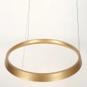 Steinhauer pendant luminaire RINGLUX IP20, gold dimmable