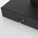wall luminaire STANG 2 flames IP20, black dimmable