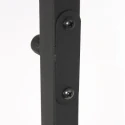 Steinhauer floor lamp STANG 1 flame E27 IP20, black dimmable