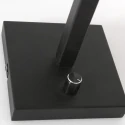 Steinhauer wall luminaire STANG 1 flame E27 IP20, black dimmable