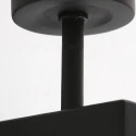 Steinhauer wall luminaire STANG 1 flame E27 IP20, black dimmable