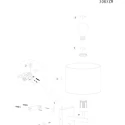 Steinhauer wall luminaire STANG 1 flame E27 IP20, black dimmable