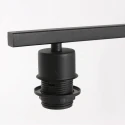 Steinhauer table lamp STANG 1 flame E27 IP20, black dimmable