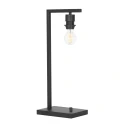 Steinhauer table lamp STANG 1 flame E27 IP20, black dimmable
