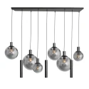 Steinhauer pendant luminaire BOLLIQUE 9 flames GU10 + E27 IP20, black dimmable