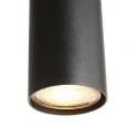 Steinhauer pendant luminaire BOLLIQUE 9 flames GU10 + E27 IP20, black dimmable