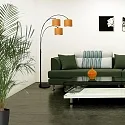 Steinhauer floor lamp SPARKLED LIGHT E27 IP20, dimmable