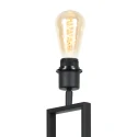 Steinhauer table lamp STANG 1 flame E27 IP20, black dimmable