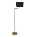 Mexlite floor lamp BELLA 1 flame E27 IP20, bronze dimmable