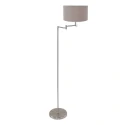 Mexlite floor lamp BELLA 1 flame E27 IP20, steel dimmable