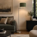 Mexlite floor lamp BELLA 1 flame E27 IP20, steel dimmable