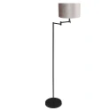 Mexlite floor lamp BELLA 1 flame E27 IP20, black dimmable
