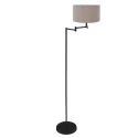 Mexlite floor lamp BELLA 1 flame E27 IP20, black dimmable