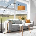 Mexlite floor lamp SOLVA E27 IP20, dimmable