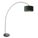 Mexlite arc luminaire SOLVA 1 flame E27 IP20, black dimmable