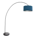 Mexlite arc luminaire SOLVA 1 flame E27 IP20, black dimmable