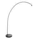 Mexlite arc luminaire SOLVA 1 flame E27 IP20, black dimmable