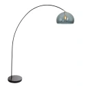 Mexlite arc luminaire SOLVA 1 flame E27 IP20, black dimmable