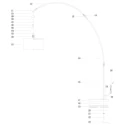 Mexlite arc luminaire SOLVA 1 flame E27 IP20, steel dimmable