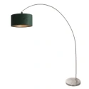 arc luminaire SOLVA 1 flame E27 IP20, steel dimmable