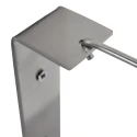 wall luminaire ELEGANT CLASSY 1 flame E27 IP20, steel dimmable