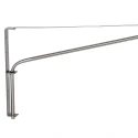 Steinhauer wall luminaire ELEGANT CLASSY 1 flame E27 IP20, steel dimmable